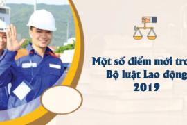 Một số điểm mới trong bộ luật lao động 2019