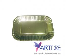 Rectangle shape paper plate 24 x 16 cm