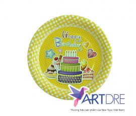 Round shape paper plate 19cm - 1