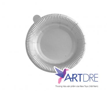 Round shape paper plate 10cm - mpet 1