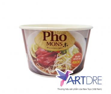 Double layer paper bowl 32oz-h85 Pho Mons